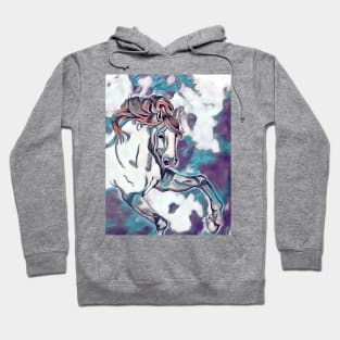 Vintage Fantasy Horse Hoodie